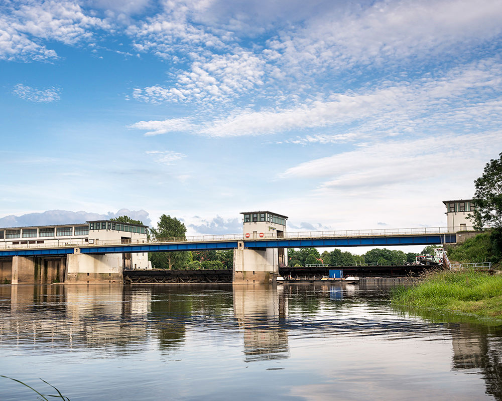 The Schlüsselburg hydropower plant