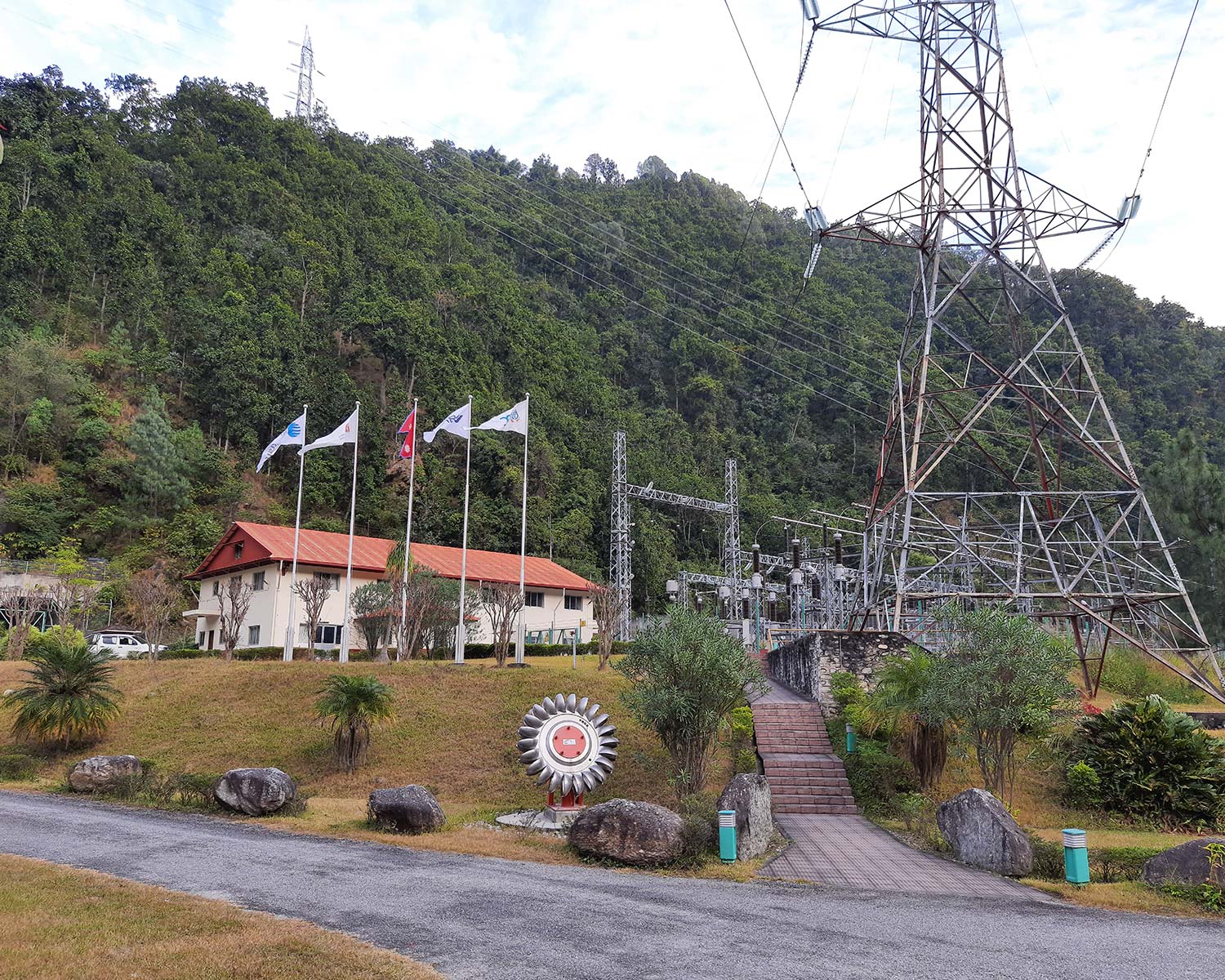 The Khimti hydropower plant