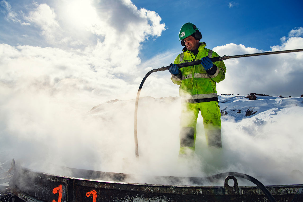 Statkraft ansatt bygger vindmølle